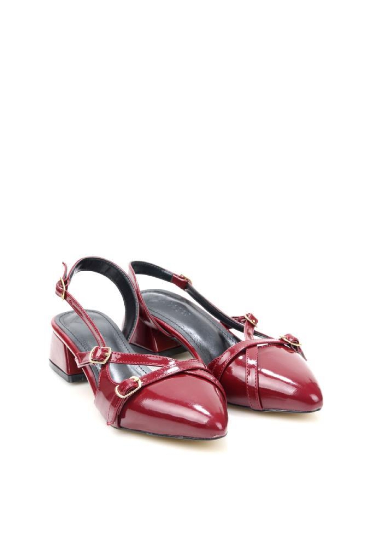Pisagor Ps-33310 Kadın Klasik 3 Cm Topuklu Ayakkabı - Görsel 3