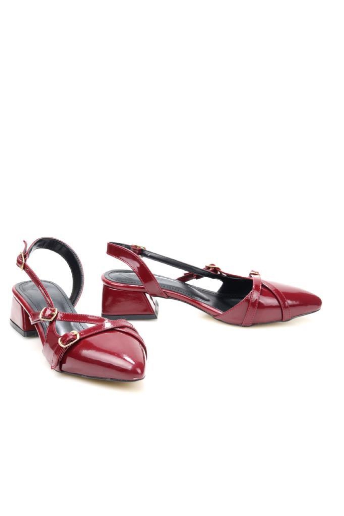 Pisagor Ps-33310 Kadın Klasik 3 Cm Topuklu Ayakkabı - Görsel 5