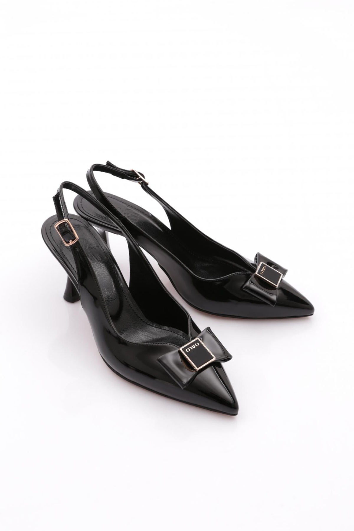 25643 Kadin Tokali Topuklu Ayakkabi - Görsel 3