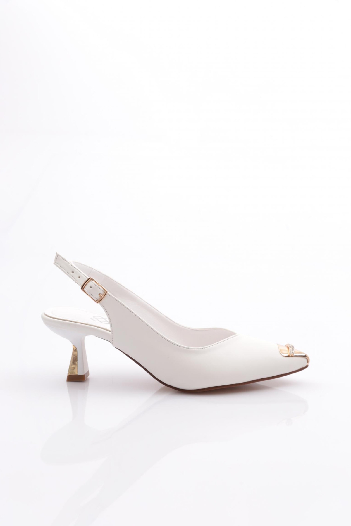 K14 Kadin Arkasi Açik Topuklu Ayakkabi - Görsel 2
