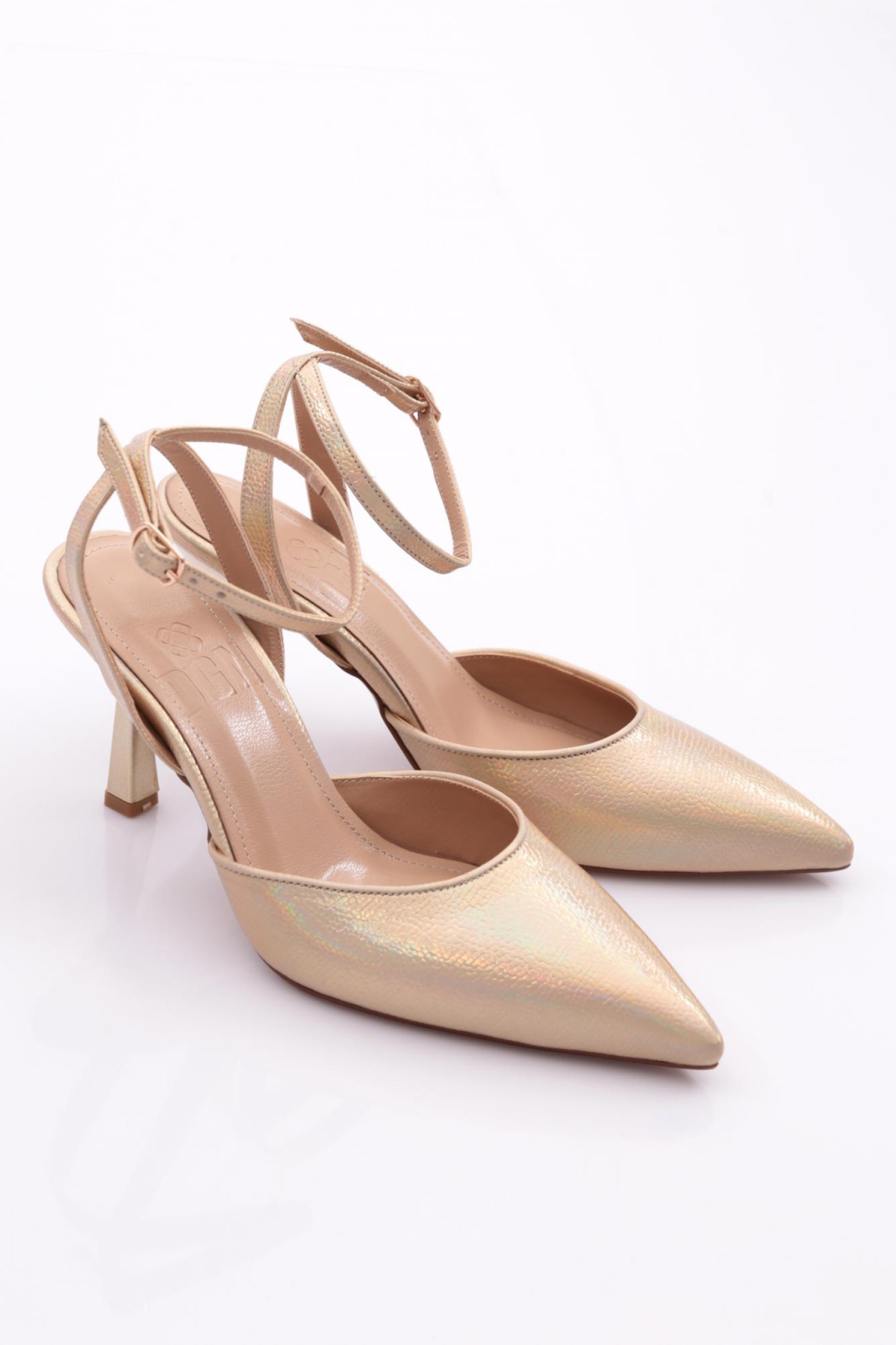6082 Kadin Bilekten Bağlama Abiye Ayakkabi - Görsel 3