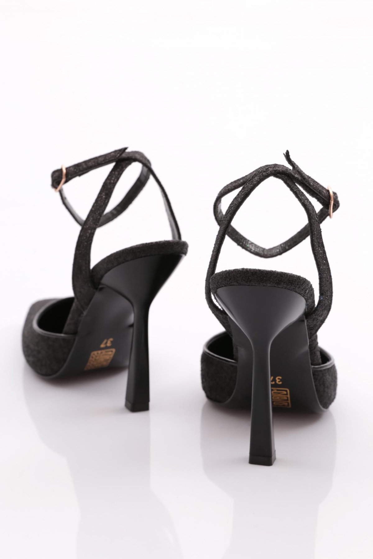 6080 Kadin Bilekten Bağlama Abiye Ayakkabi - Görsel 4