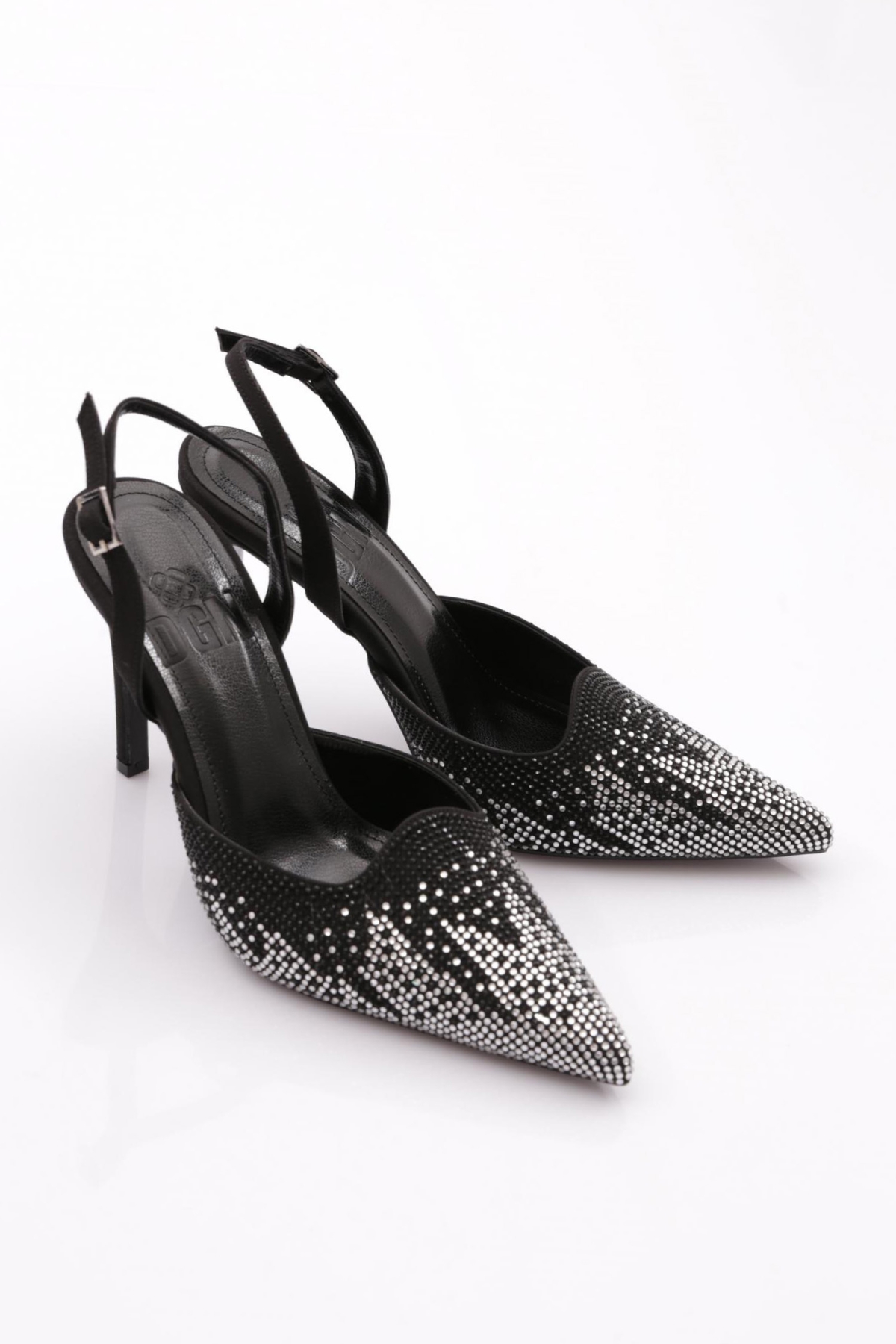 5032 Kadin Önü Taşli Abiye Ayakkabi - Görsel 3