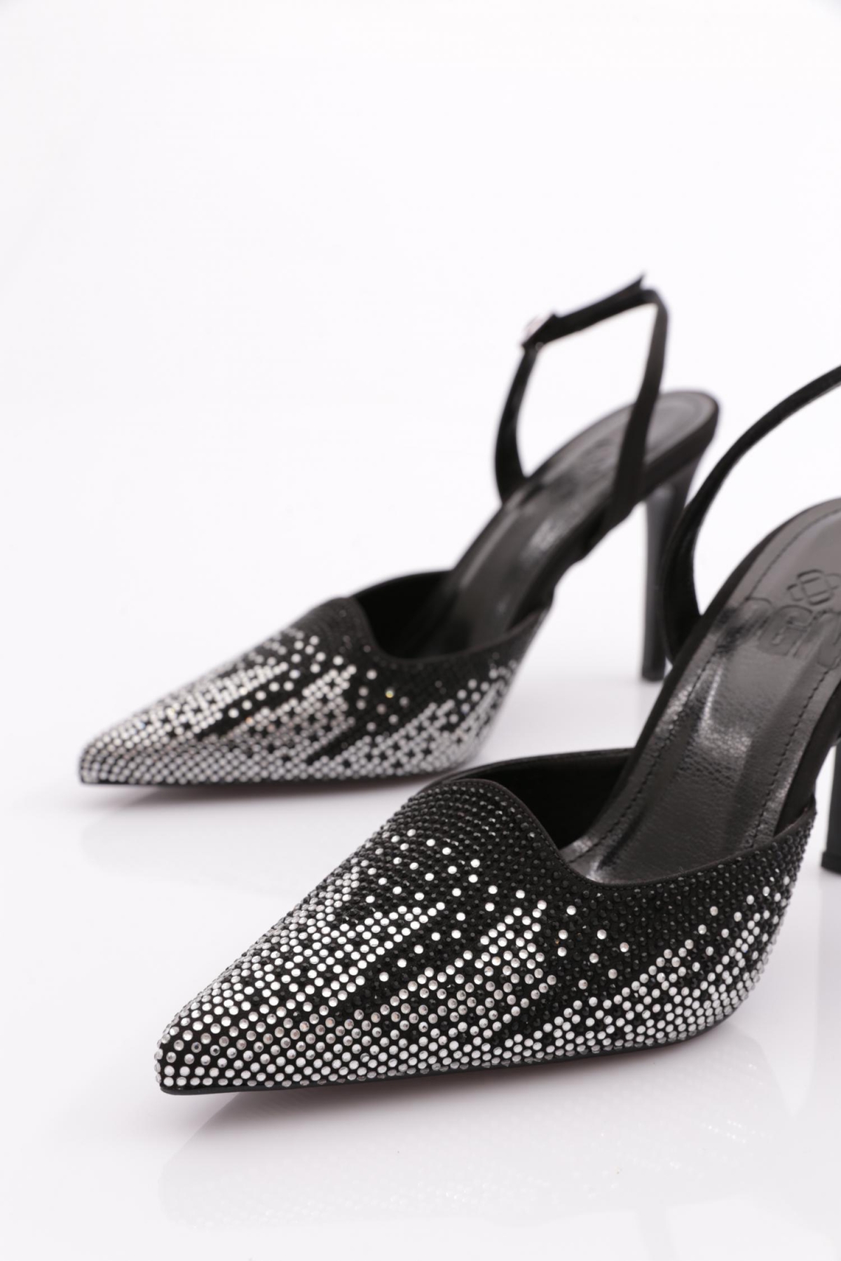 5032 Kadin Önü Taşli Abiye Ayakkabi - Görsel 5