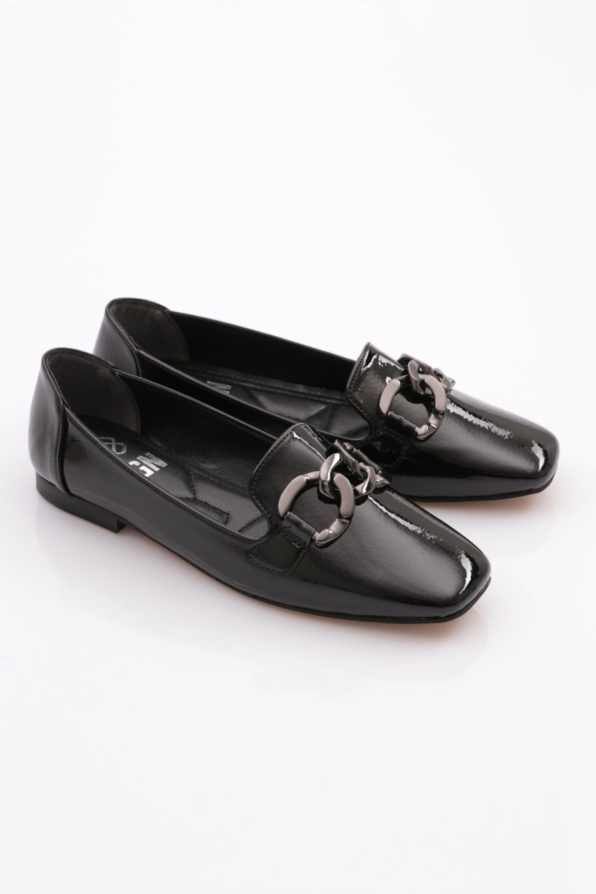 Y015 Kadin Düz Burun Babet - Görsel 3