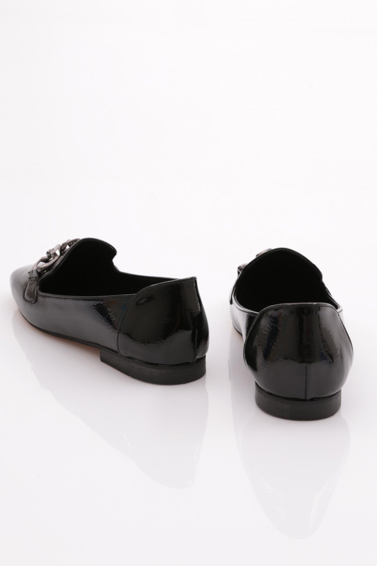 Y015 Kadin Düz Burun Babet - Görsel 4