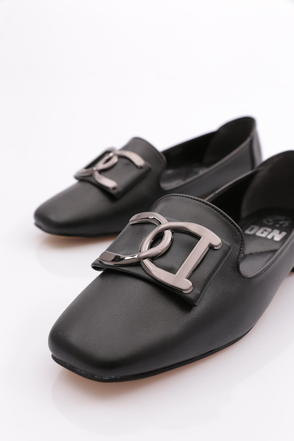 K064 Kadin Düz Burun Babet - Görsel 5