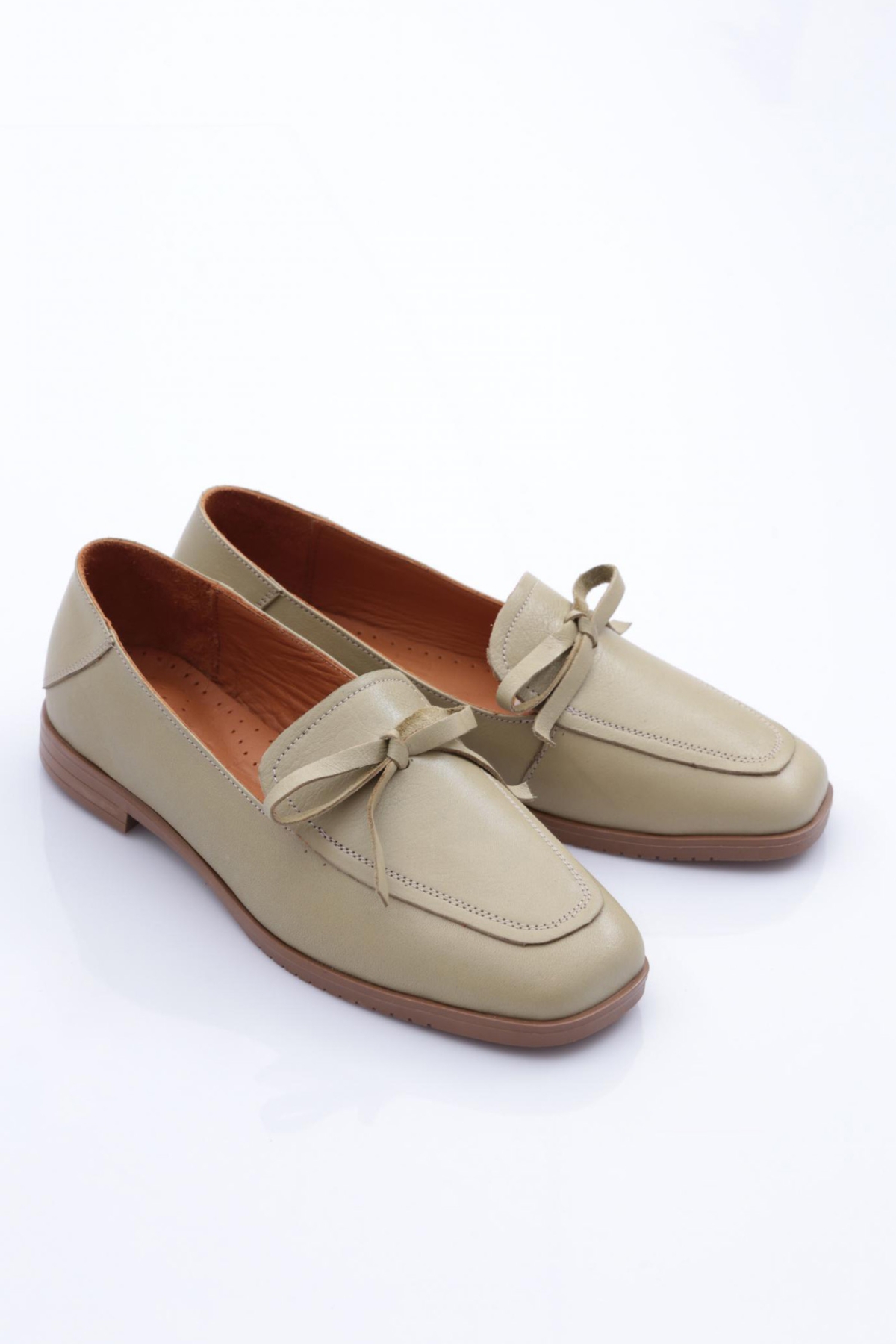 131 Kadin Bağcik Detayli Babet - Görsel 3