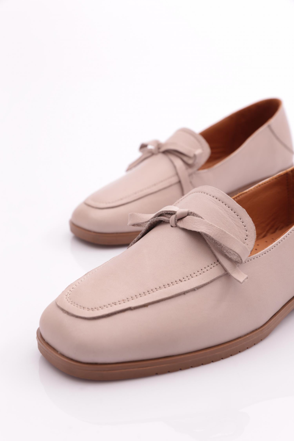 131 Kadin Bağcik Detayli Babet - Görsel 5