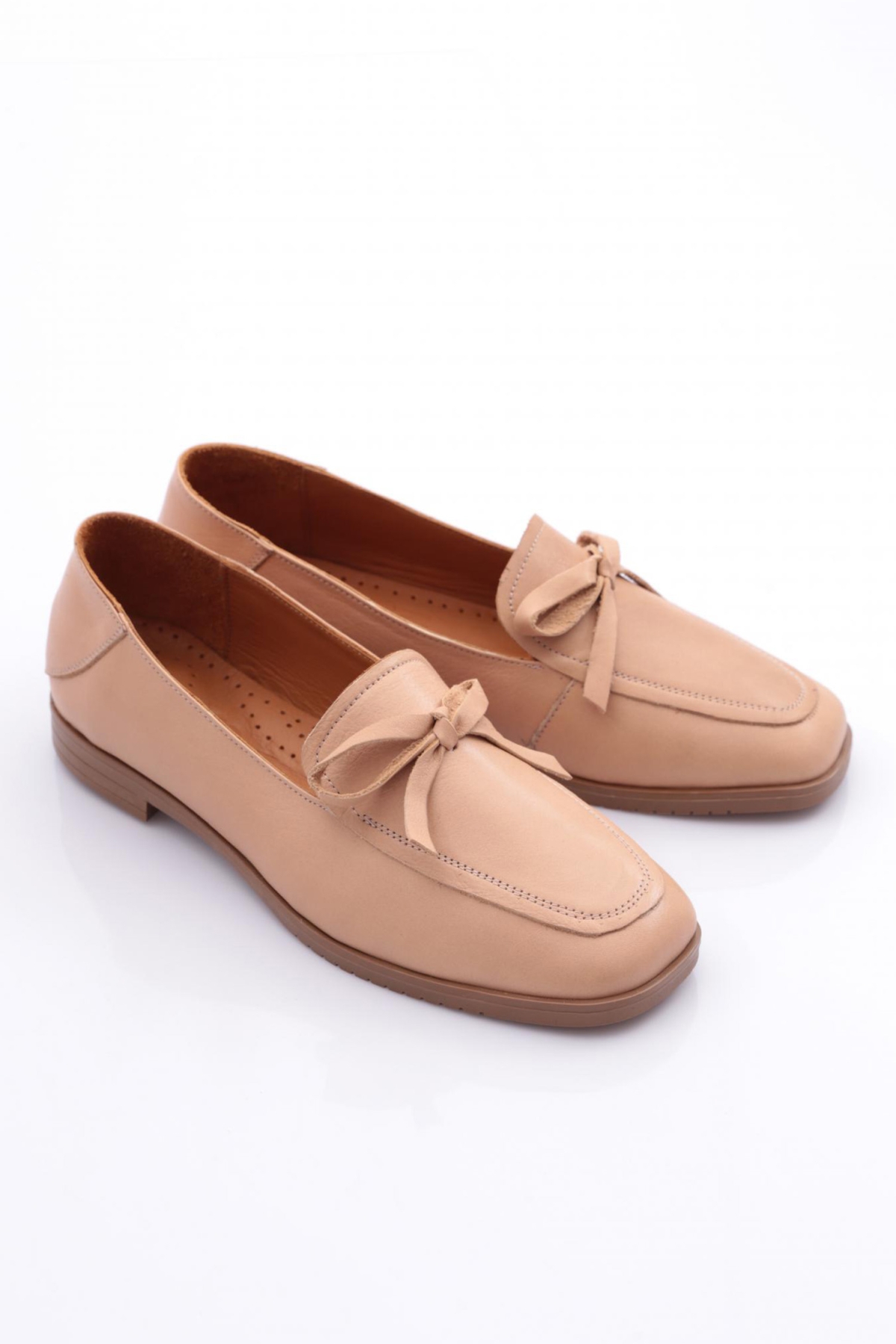 131 Kadin Bağcik Detayli Babet - Görsel 3