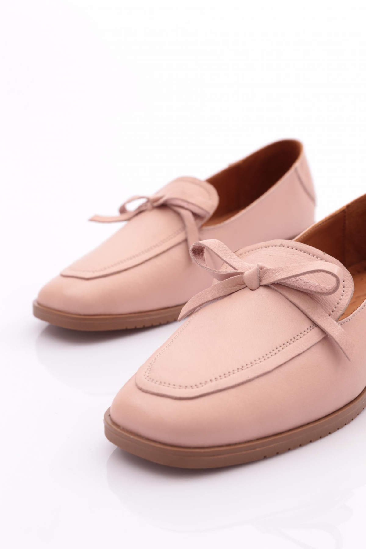 131 Kadin Bağcik Detayli Babet - Görsel 5