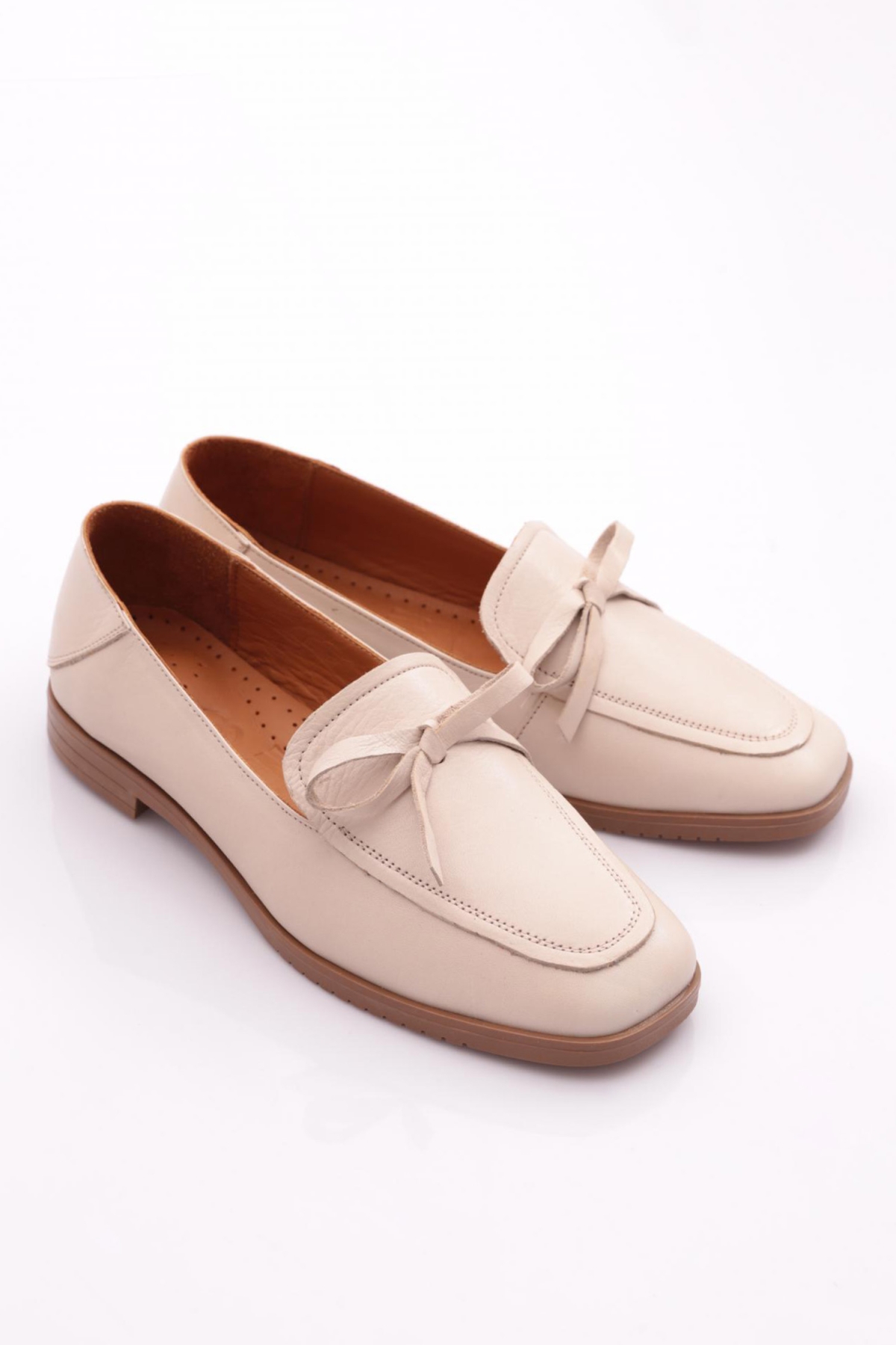 131 Kadin Bağcik Detayli Babet - Görsel 3