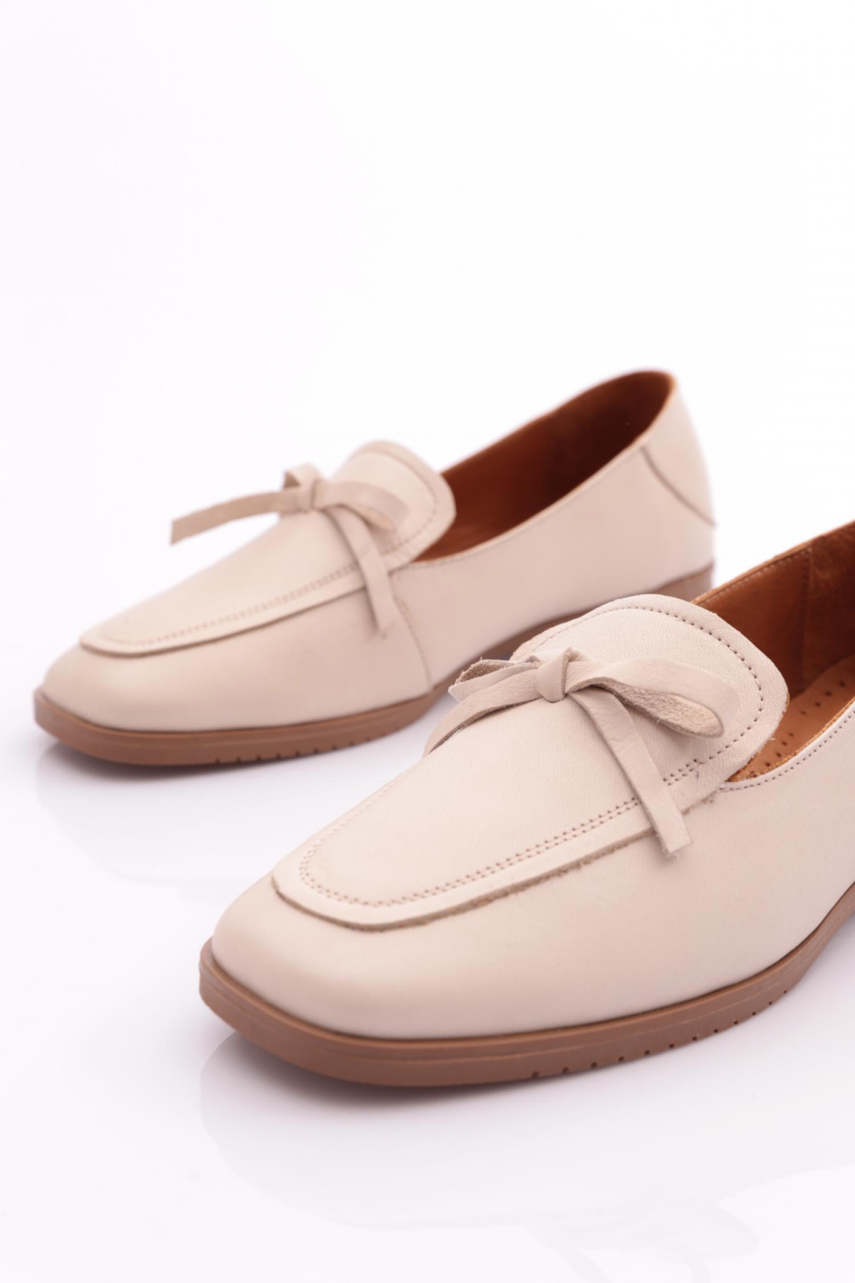 131 Kadin Bağcik Detayli Babet - Görsel 5