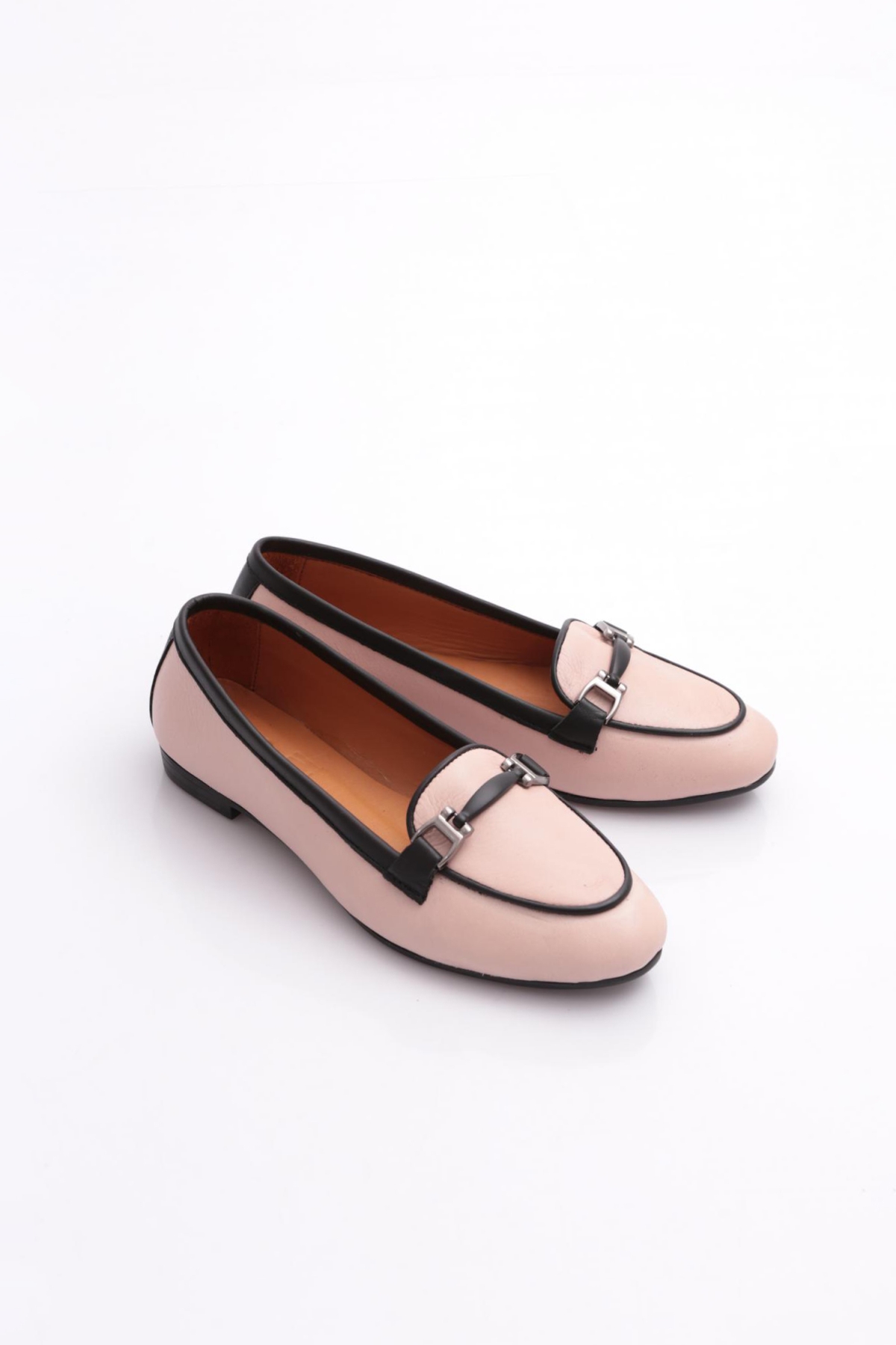102-1 Kadin Demir Aksesuarli Loafer Ayakkabi - Görsel 3