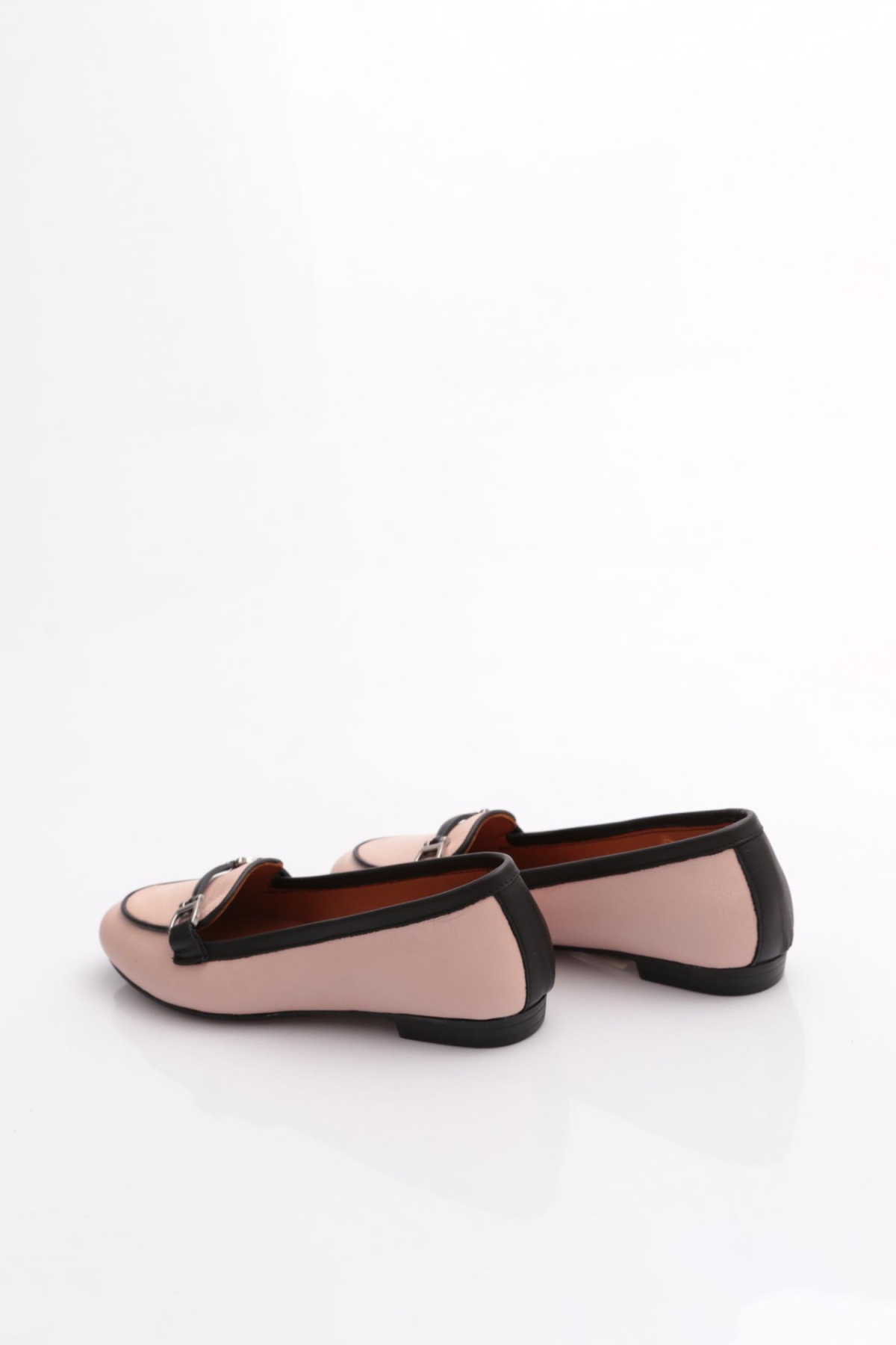 102-1 Kadin Demir Aksesuarli Loafer Ayakkabi - Görsel 4