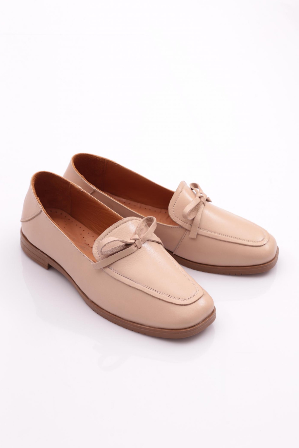 131 Kadin Bağcik Detayli Babet - Görsel 3