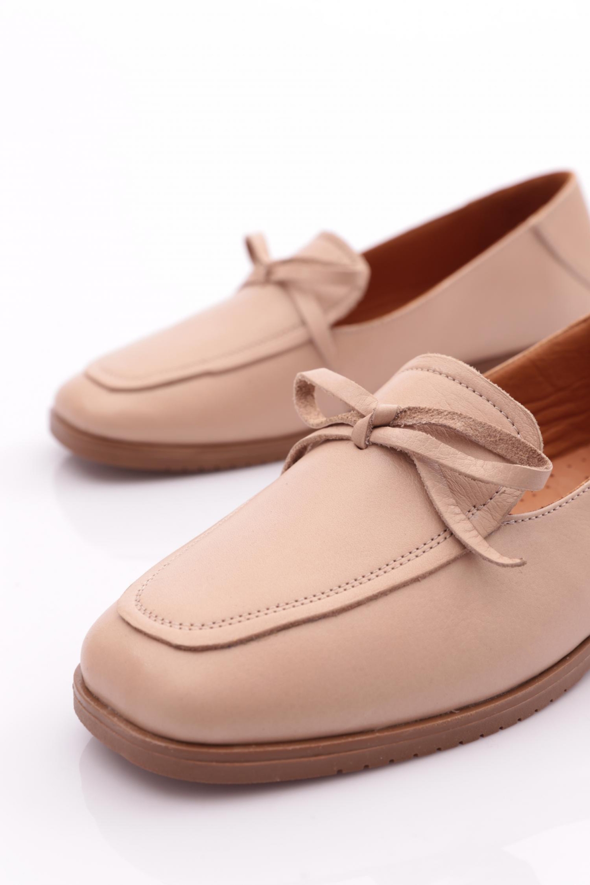 131 Kadin Bağcik Detayli Babet - Görsel 5