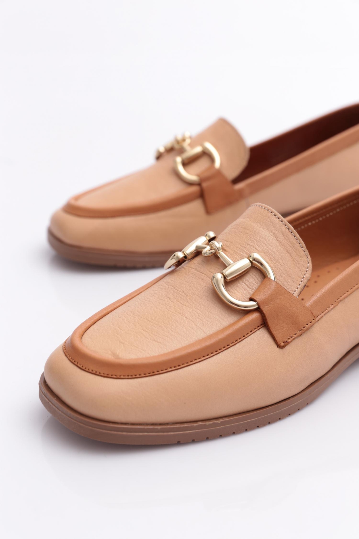 07-1 Kadin Aksesuarli Loafer Ayakkabi - Görsel 5