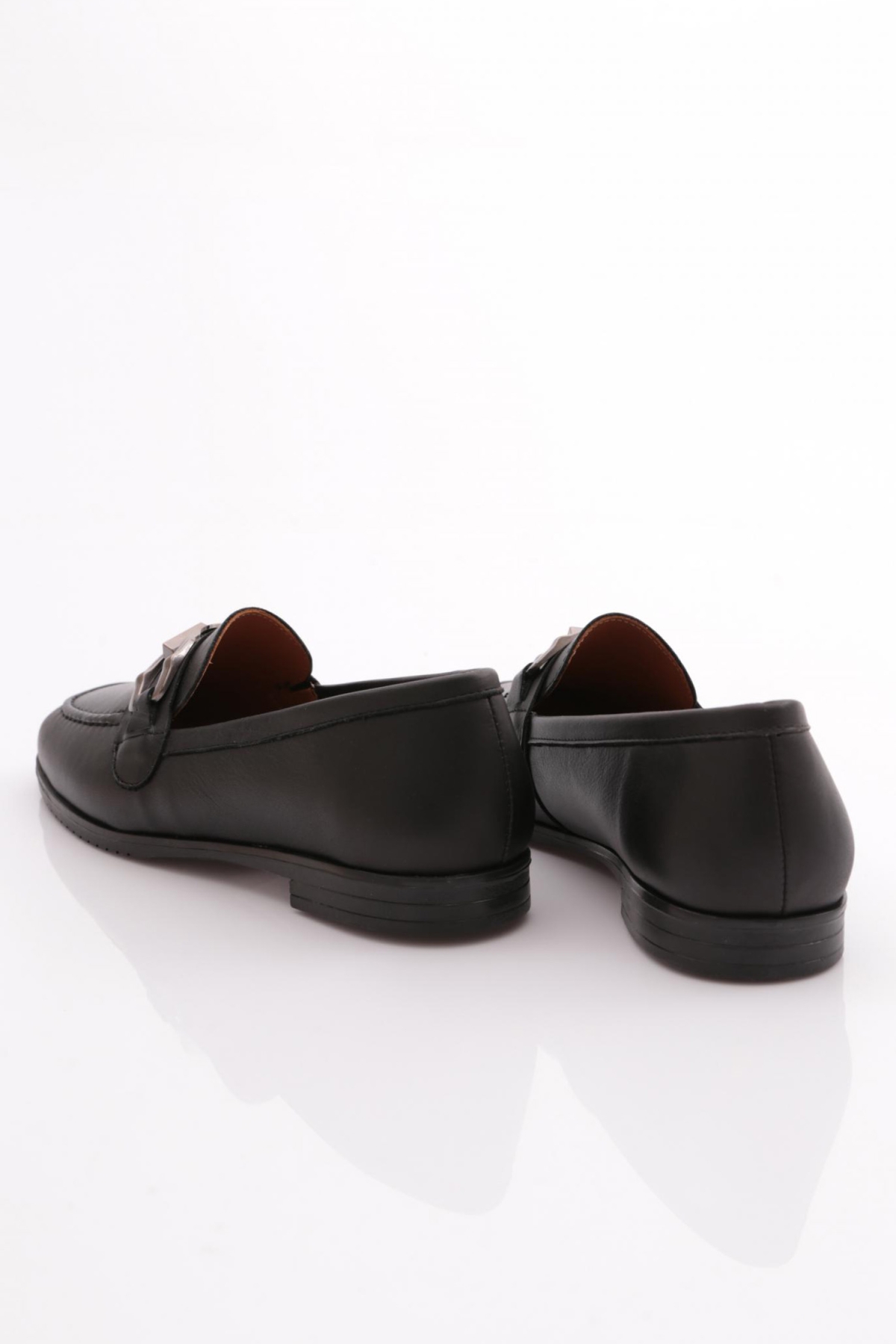 06 Kadin Dikiş Detayli Çiçek Süsleme Babet - Görsel 4