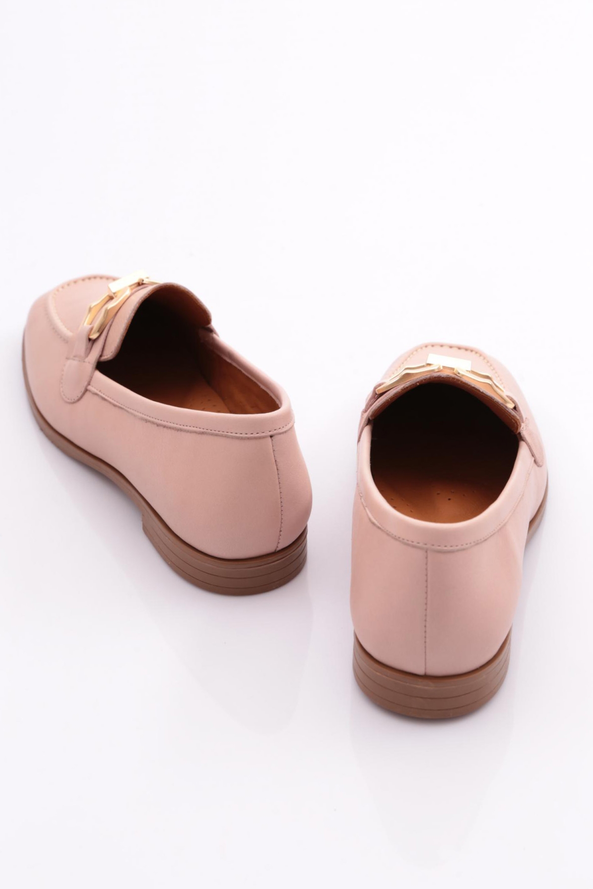 06 Kadin Dikiş Detayli Çiçek Süsleme Babet - Görsel 4