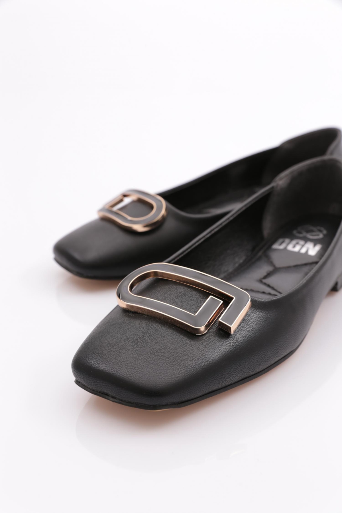 K079 Kadin Düz Burun Babet - Görsel 5