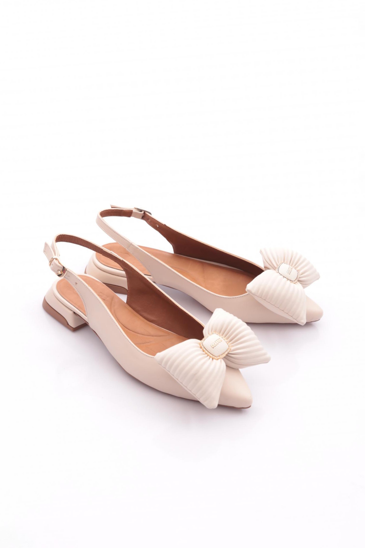 2888-1 Kadin Fiyonk Detayli Babet - Görsel 3