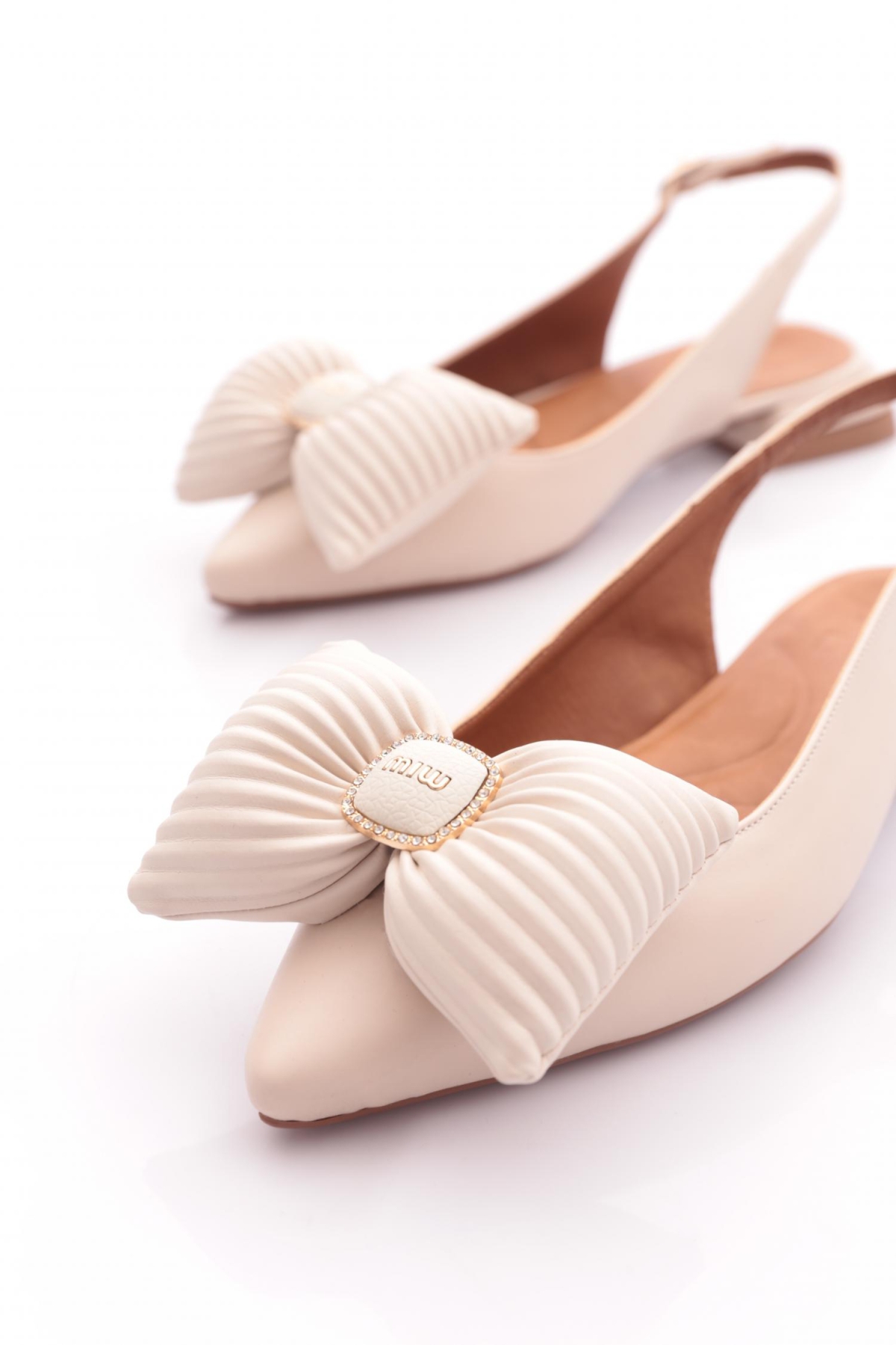 2888-1 Kadin Fiyonk Detayli Babet - Görsel 5