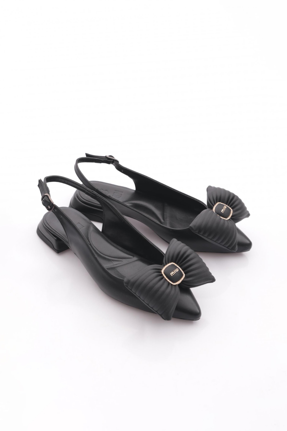 2888-1 Kadin Fiyonk Detayli Babet - Görsel 3