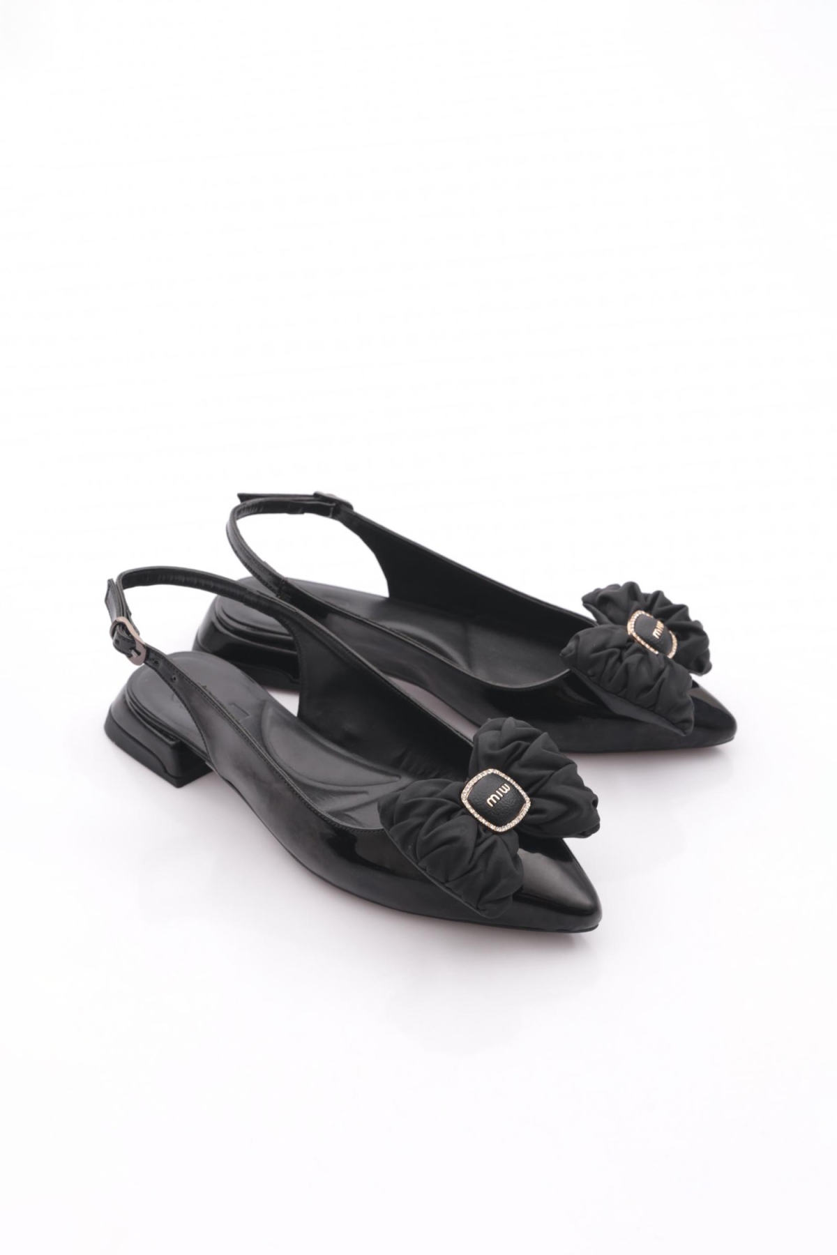 2886 Kadin Fiyonk Detayli Babet - Görsel 3