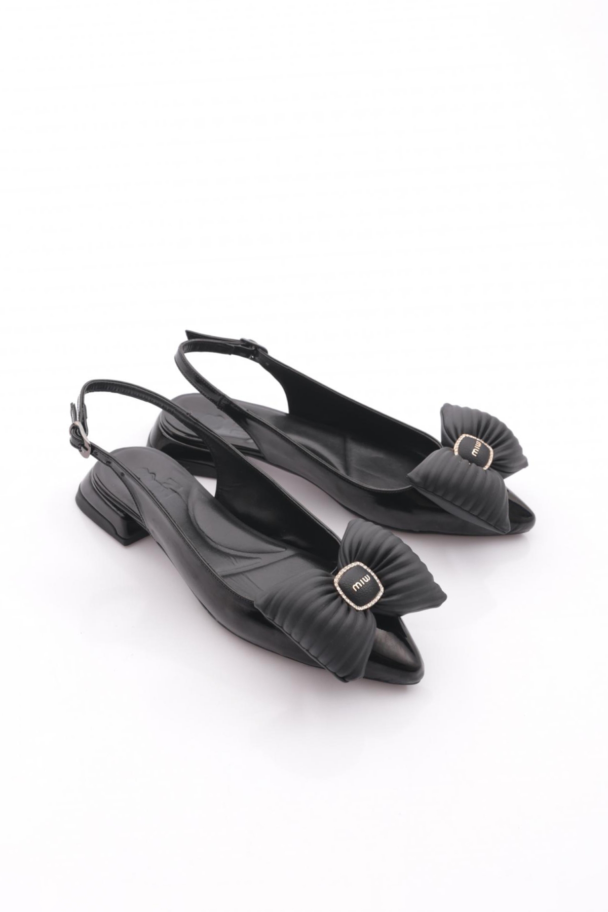 2888-1 Kadin Fiyonk Detayli Babet - Görsel 3