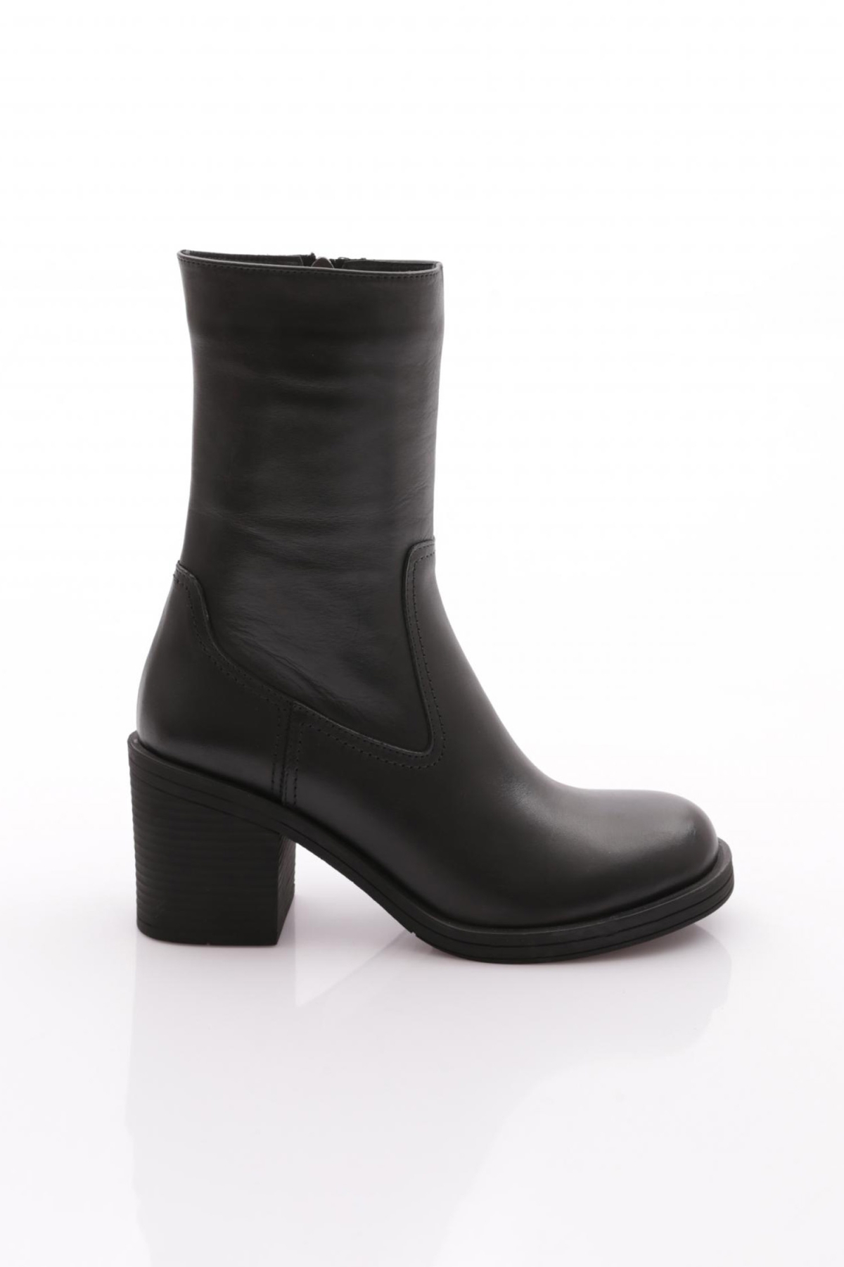 Dgn Dgn Siyah 47003 Kadin Topuklu Bot | Flo Siyah - 2. görsel
