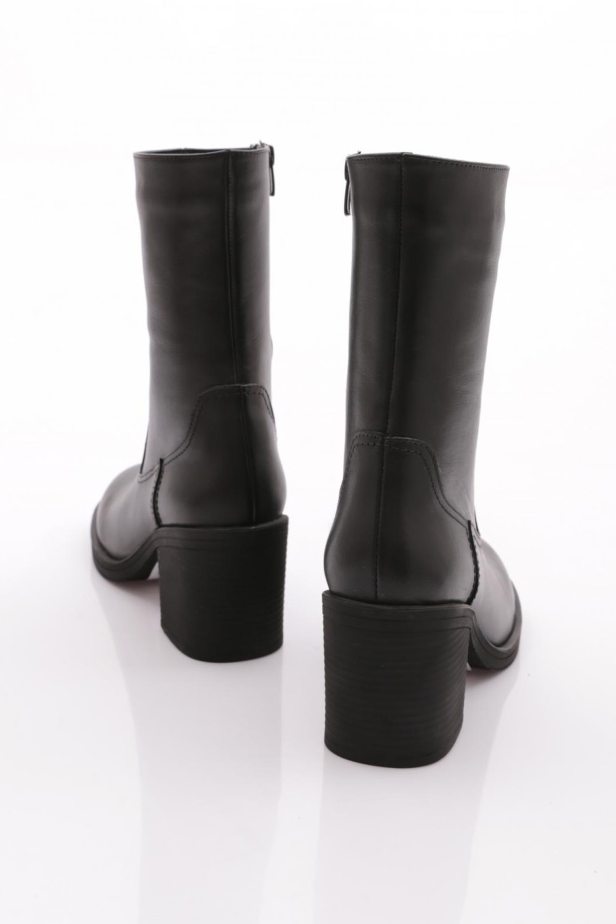 Dgn Dgn Siyah 47003 Kadin Topuklu Bot | Flo Siyah - 4. görsel