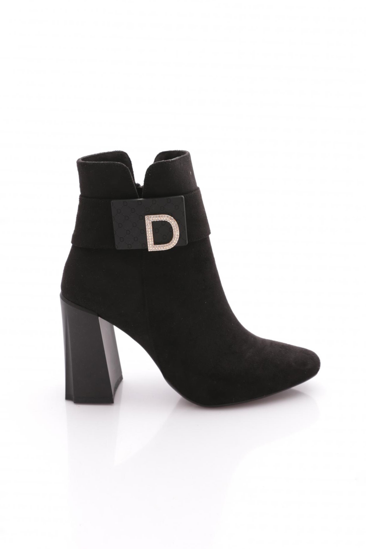 214 Kadin Aksesuarli Topuklu Bot - Görsel 2