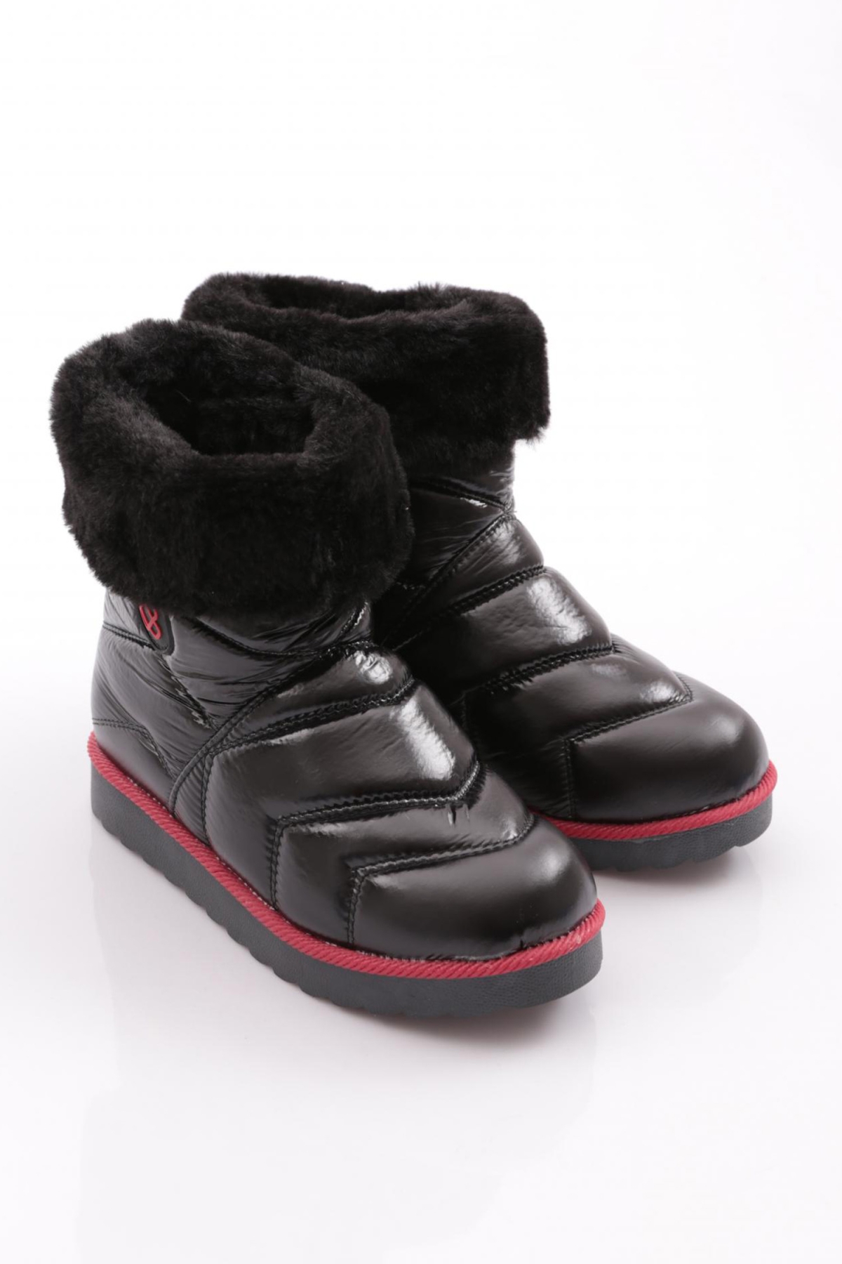 123 Kiz Çocuk Bilekleri Yünlü Bot - Görsel 3