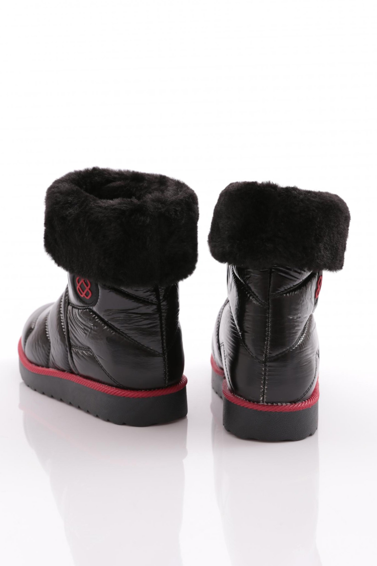 123 Kiz Çocuk Bilekleri Yünlü Bot - Görsel 4