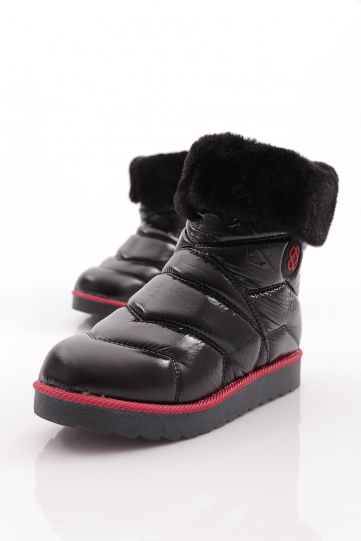 123 Kiz Çocuk Bilekleri Yünlü Bot - Görsel 5