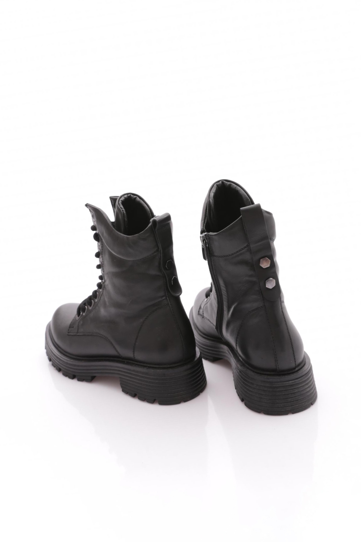 22564-22K Kadin Kalin Taban Bağcikli Bot - Görsel 4