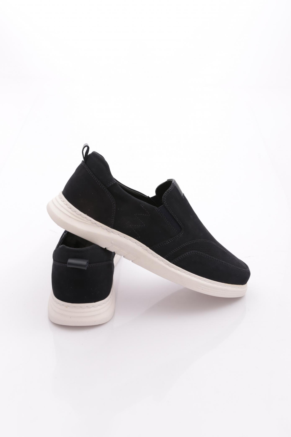 6151 Erkek Yani Lastikli Sneaker Ayakkabi - Görsel 4