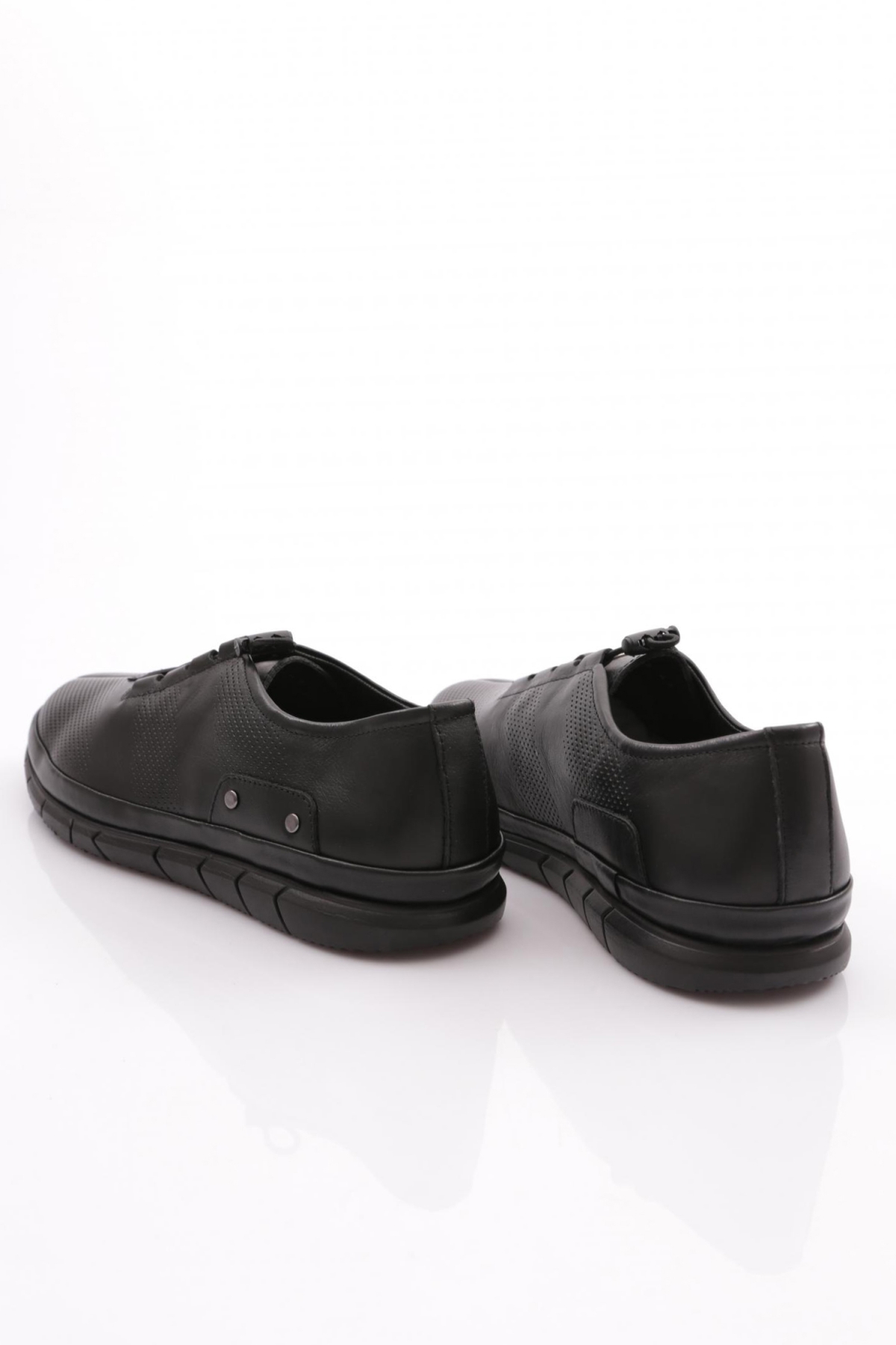 6022 Erkek Lastik Bağcikli Sneaker Ayakkabi - Görsel 4