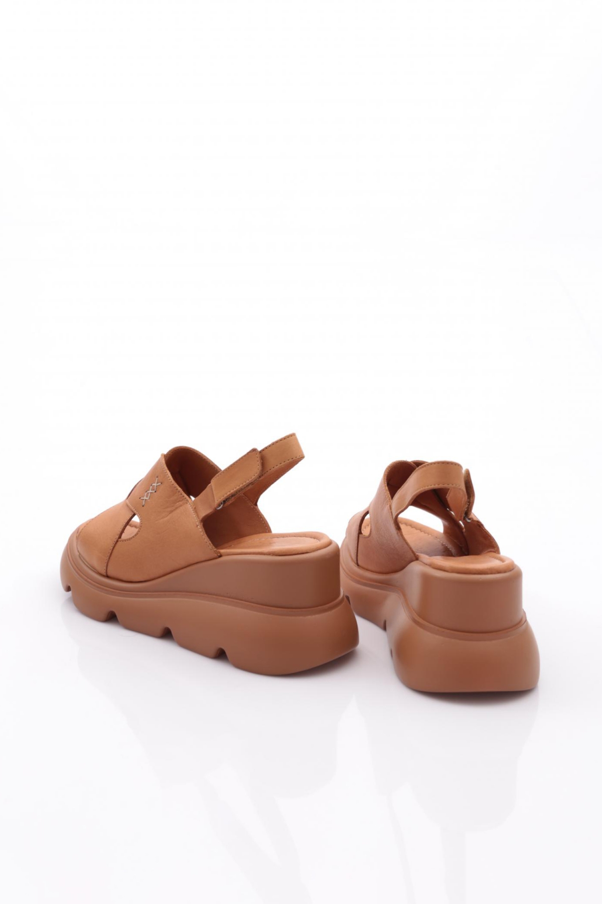 850-10765 Kadin Kalin Taban Sandalet - Görsel 4