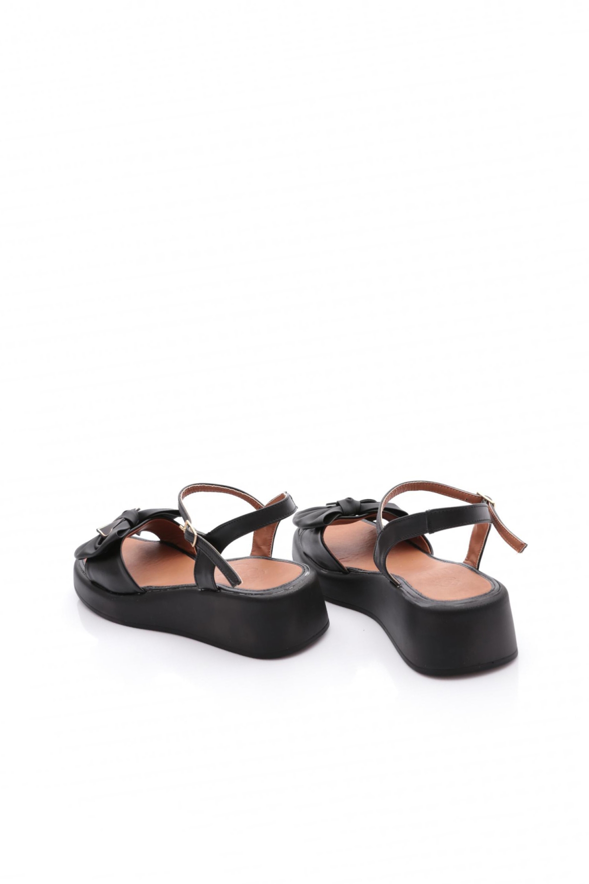 7003 Kadin Fiyonk Detayli Sandalet - Görsel 4