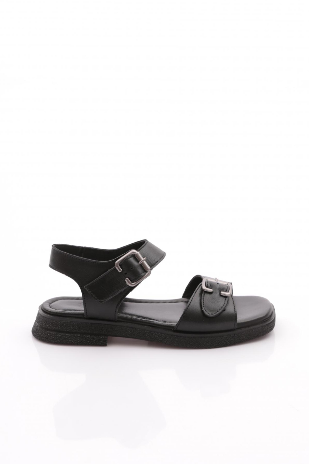 5150-3656 Kadin Kemer Detayli Sandalaet - Görsel 2