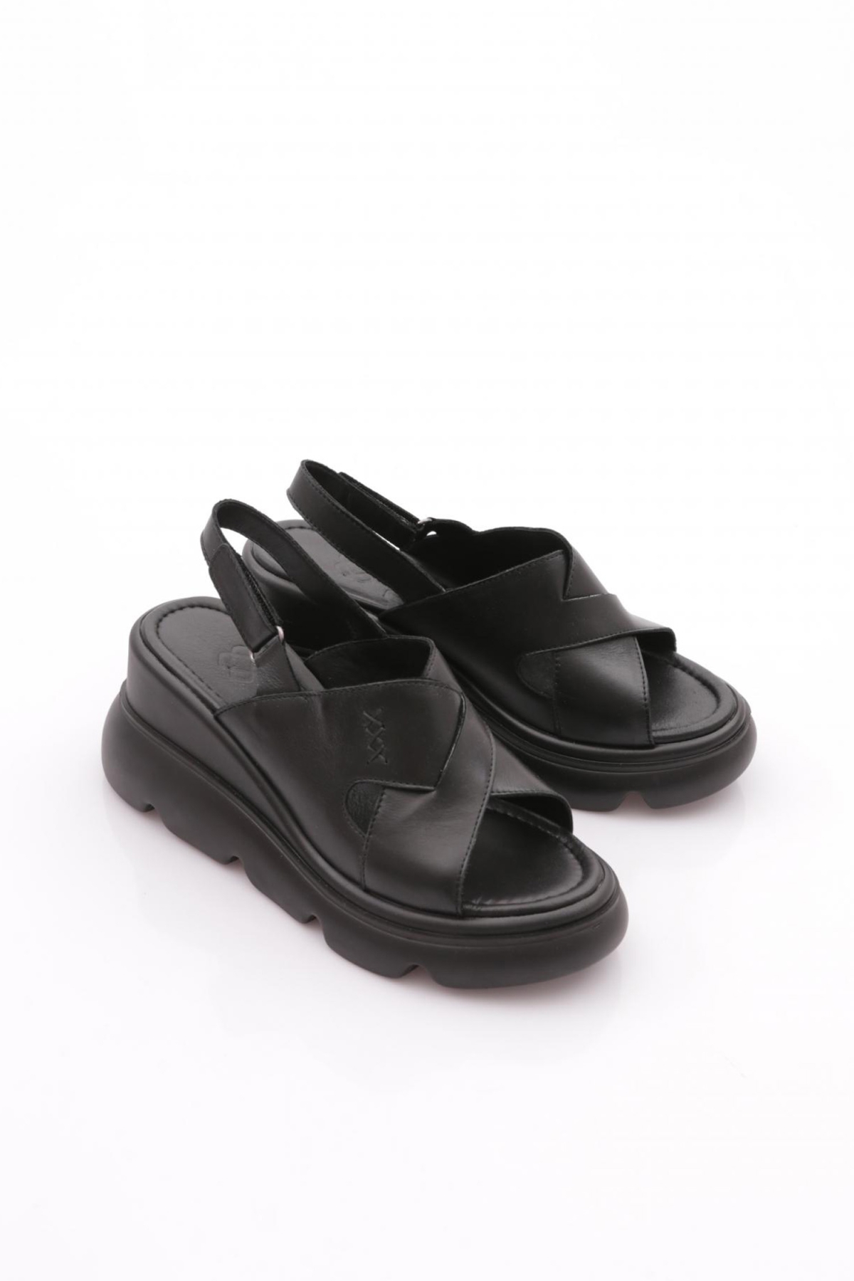 850-10765 Kadin Kalin Taban Sandalet - Görsel 3