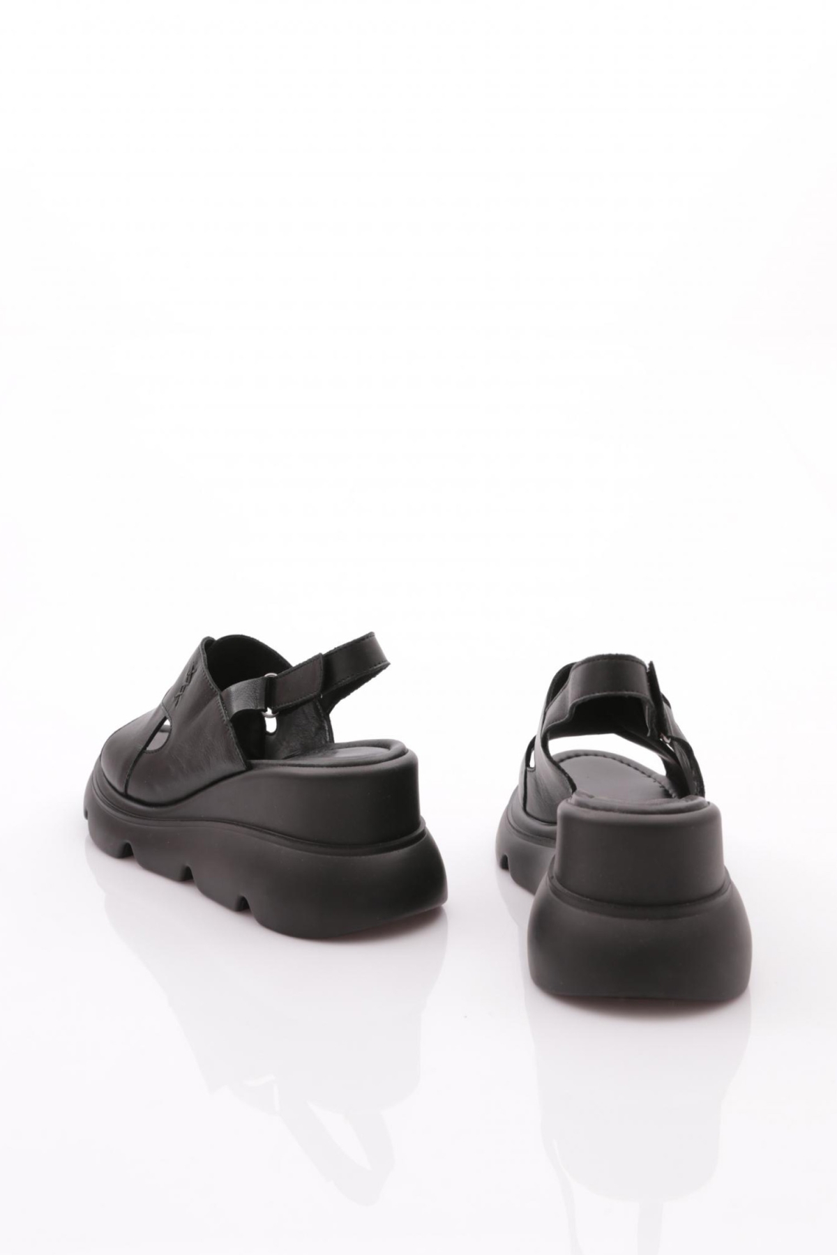 850-10765 Kadin Kalin Taban Sandalet - Görsel 4