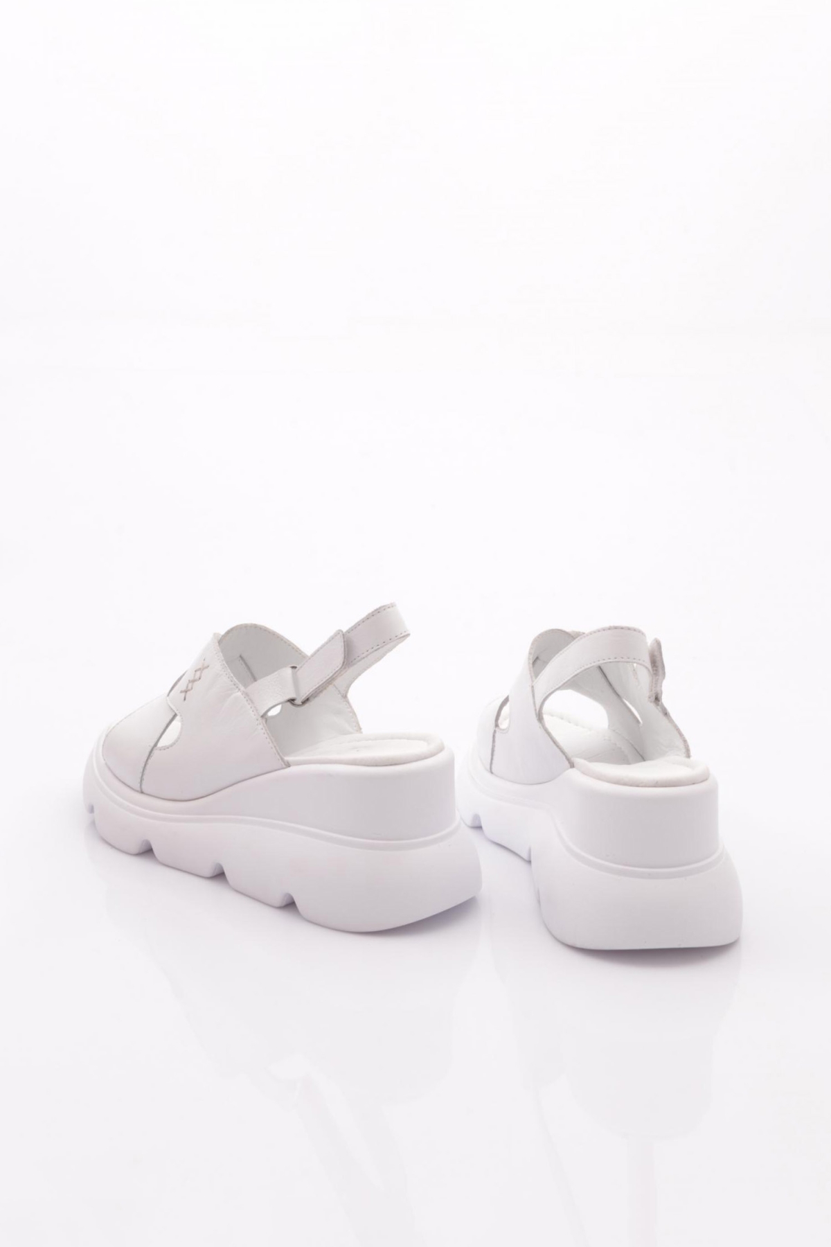 850-10765 Kadin Kalin Taban Sandalet - Görsel 4