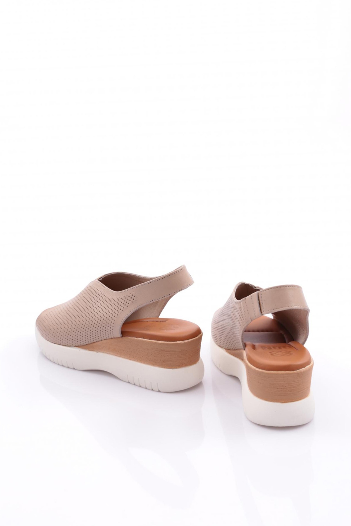 2521405 Kadin Kalin Taban Sandalet - Görsel 4