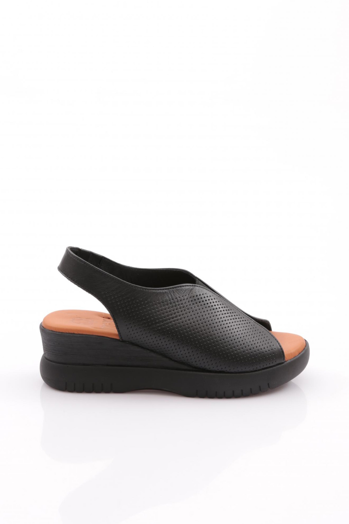 2521405 Kadin Kalin Taban Sandalet - Görsel 2