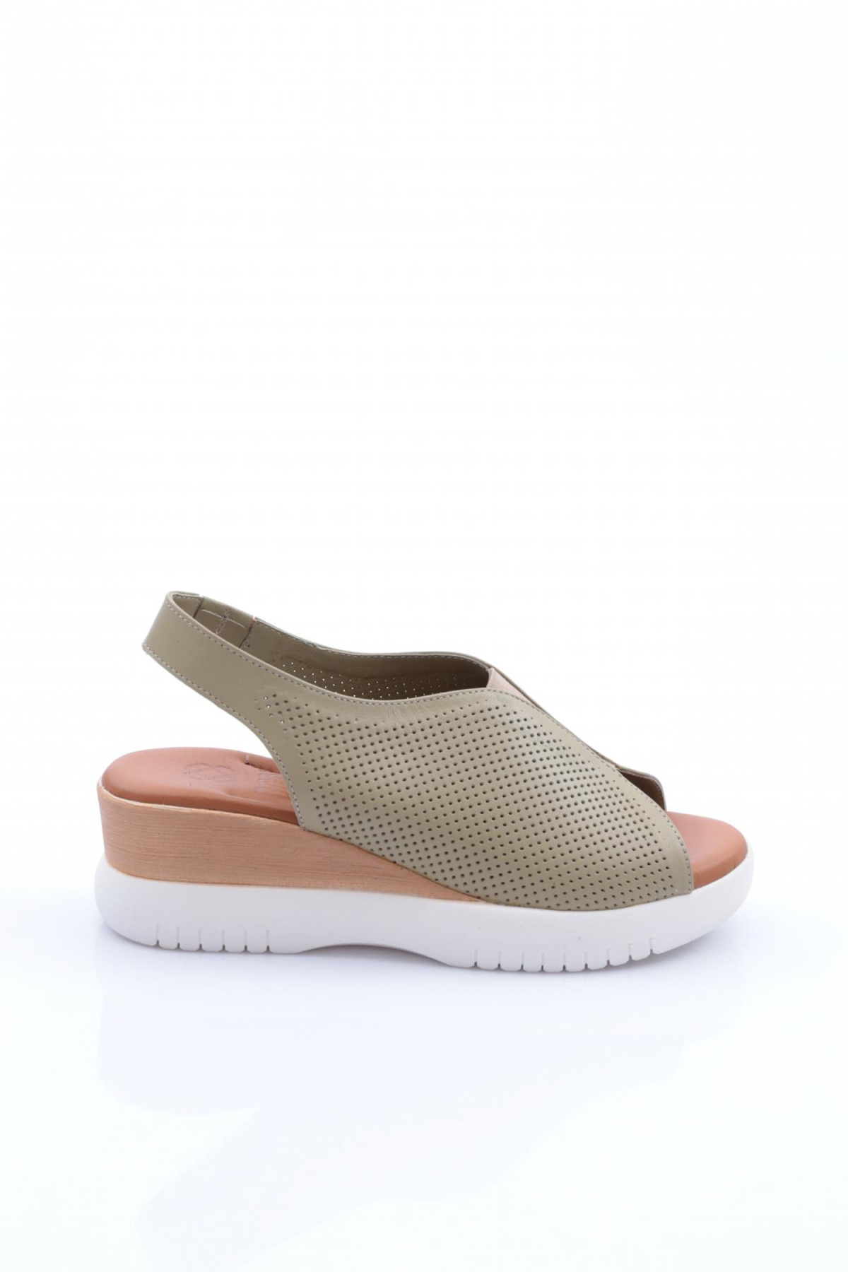 2521405 Kadin Kalin Taban Sandalet - Görsel 2