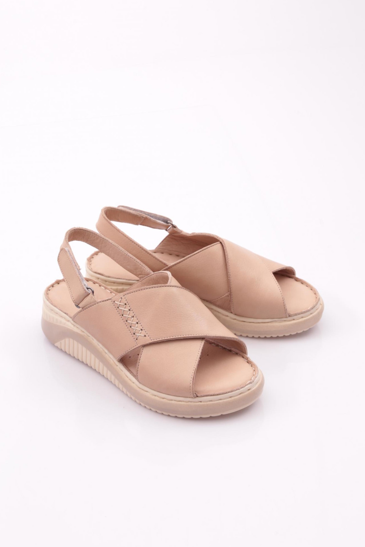 083 Kadin Çapraz Bantli Sandalet - Görsel 3