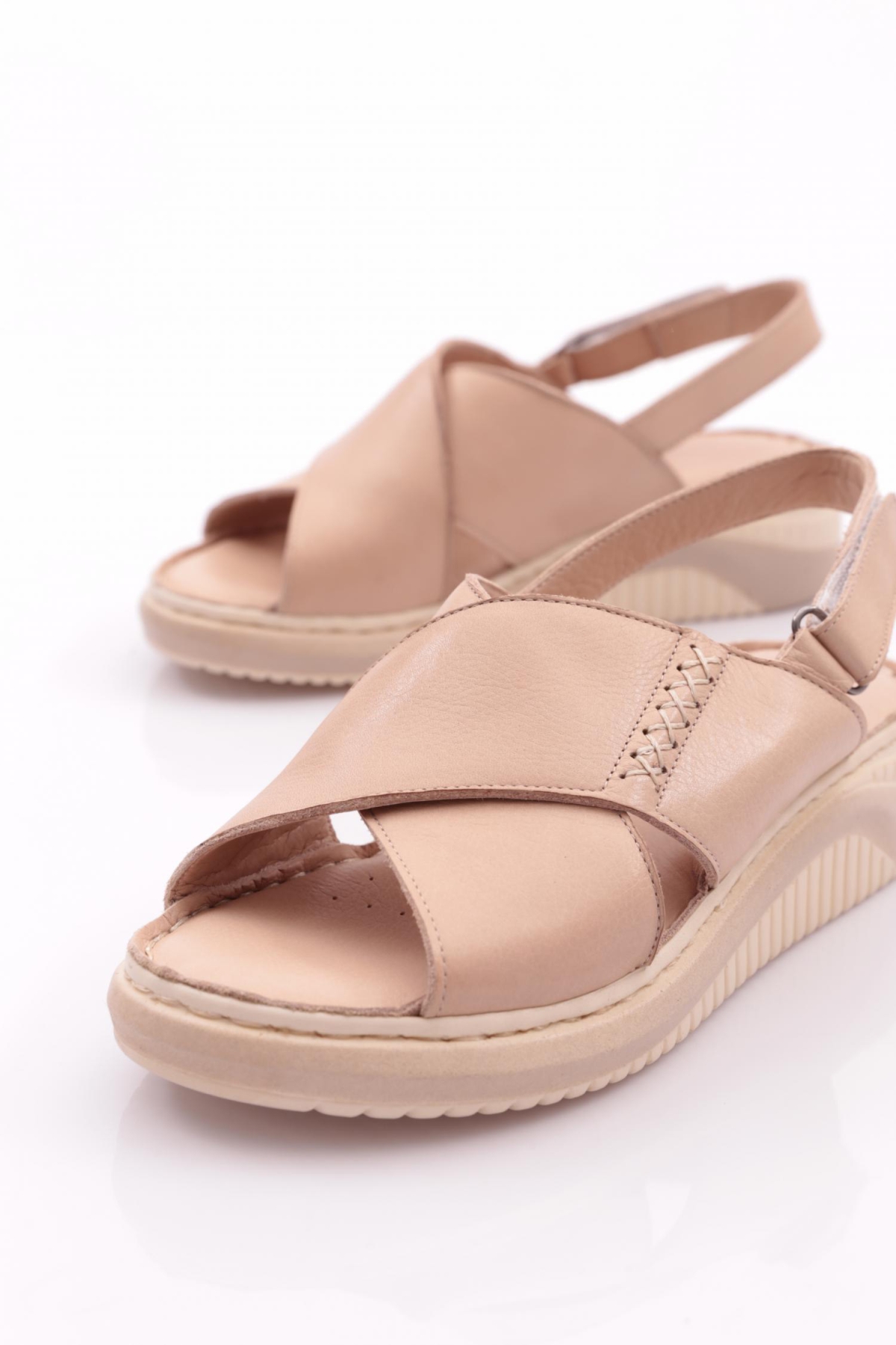083 Kadin Çapraz Bantli Sandalet - Görsel 5